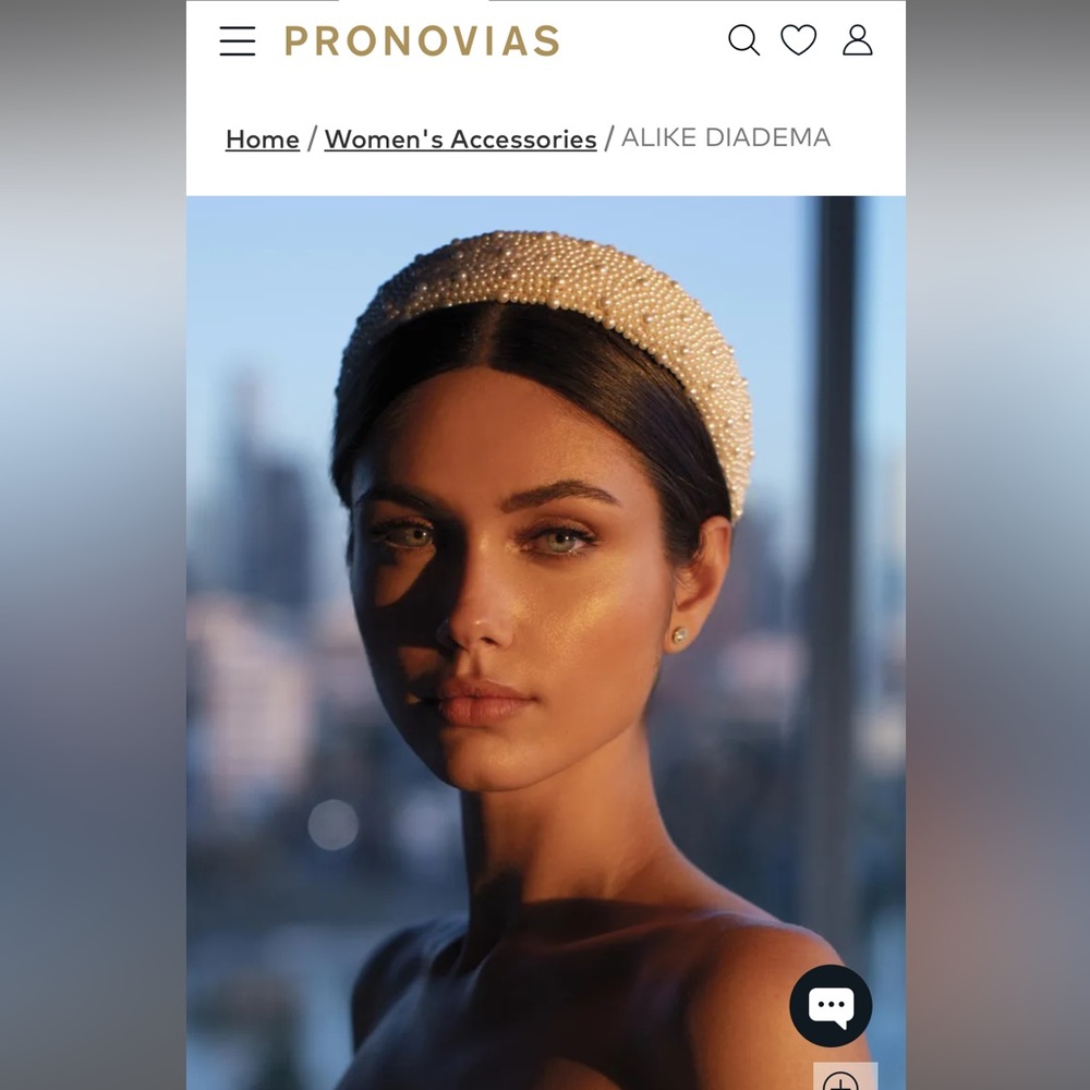 Pronovias Les Accessories Offwhite Pearl Headband